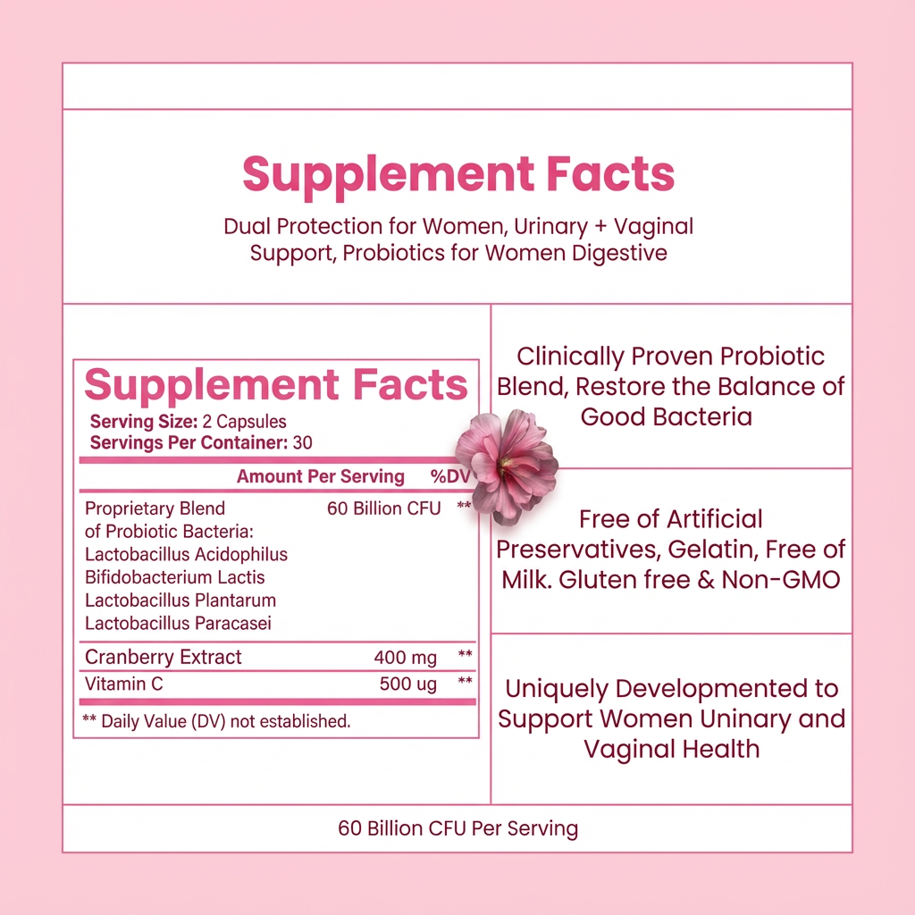 Aovinity® Women's Natural Vaginal Probiotics – pH Balance