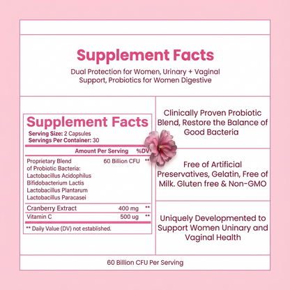 Aovinity® Women's Natural Vaginal Probiotics – pH Balance