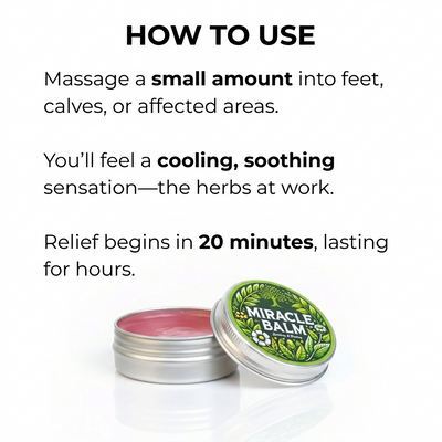 Aovinity® Relief Balm Natural Muscle Swelling and Tired Foot Relief